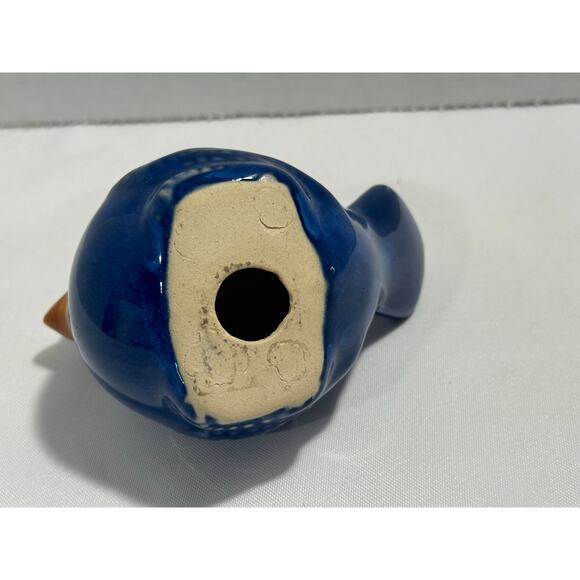 Ceramic Blue Bird Figuerine, Spring Desor, Shelf Sitter,  Farmhouse, Shabby Chic - Picture 9 of 9